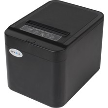 Zywell ZY-Q822 Thermal / Otomatik Kesicili Usb+Ethernet Slip Yazıcı 200MM/S / 80MM Siyah