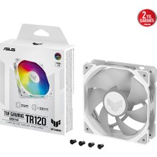 Asus Tuf Gaming TF120 Argb 120MM Beyaz Soğutucu Kasa Radyatör Fanı