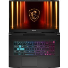 MSI Msı 17.3" Core I7 14650HX-32GB Ddr5 Ram-1tb NVME-12GB RTX5070-FDOS Gamıng Notebook / Katana 17 Hx B14WFK-216XTR