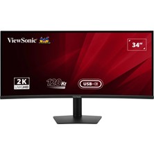 Viewsonic Vıewsonıc 34" IPS VA3420C 1ms 120HZ Hdmı-Dp Multimedya Kavisli Kurumsal Monitör 3440X1440
