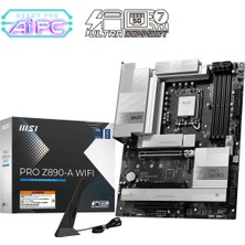 MSI Msı Pro Z890-A Wıfı7 Ddr5 Hdmı-Typec Pcıe 5.0 1851P Atx