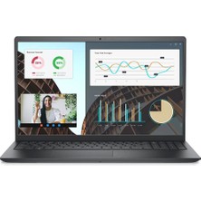 Dell 15.6" Core I7 1355U-16GB Ddr5 RAM-512GB Nvme-Fdos Notebook / Vostro 3530 N1605PVNB3530U