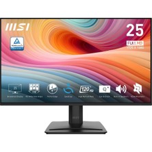 MSI Msı 24.5" IPS Pro MP251 E2 1ms 120HZ Hdmı-Dp Ev Ofis Monitörü 1920X1080