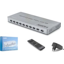 Hadron HDX1434 HDMI Video Wall Controller Kumandalı 4K 9 Ekran Gri