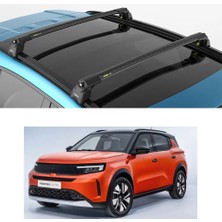 Turtle Air-2 Full Kit Opel Frontera EV, Frontera Tavan Ara Atkı Seti, Siyah