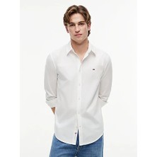 Tommy Hilfiger Tjm Erkek Regular Poplin Gömlek