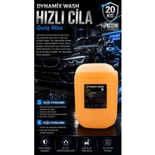 Dynamix Wash Yüksek Kaliteli Hızlı Cila 20 kg - Araç Cam ve Kaporta Parlatıcı Su Kaydırıcı