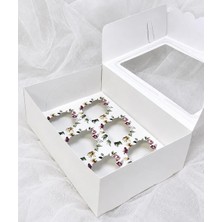 Ege Concept Life Geniş Aralıklı Desenli 6 Lı Cupcake Kutusu
