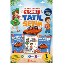 Ata Yayıncılık 1. Sınıf Yaz Tatil Testim + Gıcır Gıcır Oku Anla Boya+ Okuma Anlama