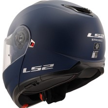 Ls2 Strobe 2 Mat Navy Mavi Kask