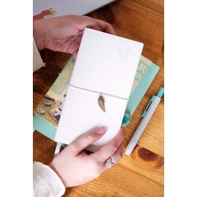 Victoria's Journals Feather | Premium Tarihsiz Planner | Charm Collection