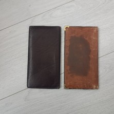 Emektar Eskiler Koleksiyonluk Vintage Deri Cüzdan 2'li