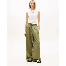 Tommy Hilfiger Kadın Linen Essential Pantolon