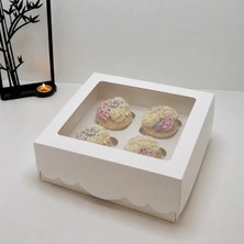 Ege Concept Life Geniş Aralıklı 4 Lü Cupcake Kutusu