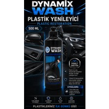 Dynamix Wash Yüksek Kaliteli Plastik Yenileme ve Sünger 2'li set 500 ml Plastic Polisher