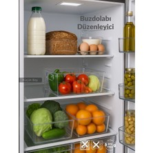 Jet's Home Buzdolabı Içi Düzenleyici Saklama Organizeri Bpa Free Düzenleyici Darbeye Dayanıklı 27X18X9 cm