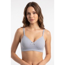 Kadın Süngerli Kabartma Desen Bambu Sütyen BGL-ST05638