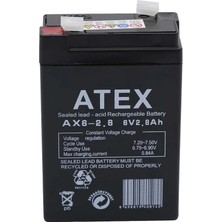 Magicool Atex Ax6-2.8 6V 2.8AH Akü