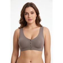 Missvera Kadın Lazer Kesim Önden Çıtçıtlı Pedli Sütyen BGL-ST05636