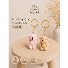 Btm Home 2 Adet Mini Peluş Ayıcık Anahtarlık