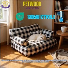 Empressco Petwood Serin Etkili ,sertifikalı Kumaşlı, Yıkanabilir ,ultra Yumuşak Lüks Kedi ve Köpek Yatağı / Ko