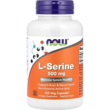 Now Foods L-Serine Nervous System Health 500 Mg 120 Capsules