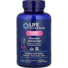 Life Extension Women\'s Health Prenatal Advantage, Pregnancy Complex, 120 Easy-To-Swallow Capsules