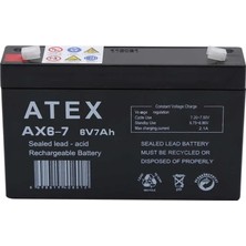 Magicool Atex Ax6-7 6V 7AH Akü