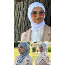 ALDAIYR 3 Düz Filamlı Koton Şal Üç Farklı Parça -DUFİL13254