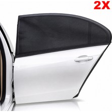 Microcase Pratik Geçmeli Oto Yan Cam Perdesi Araba Arka Güneşlik 2 Adet AL5624