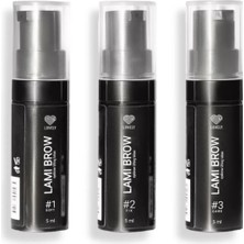 Fontenay Lovely Profesional Lami Brow 3’lü Kaş Laminasyon Seti Soft Fix Care Brow Lifting Kiti 3x5 ml