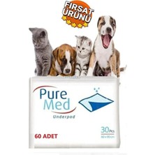 Empressco 60X90 Kedi Köpek Çiş Pedi 60 Adet – Süper Emici Hasta Altı Yatak Koruyucu