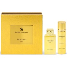 Swiss Arabian Shaghaf Oud Edp 75 ml + 75 ml Vücut Spreyi Unisex Parfüm Seti