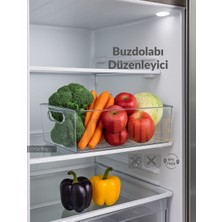 Jet's Home Buzdolabı Içi Düzenleyici Saklama Organizeri Bpa Free Düzenleyici Darbeye Dayanıklı 28X19X9 cm