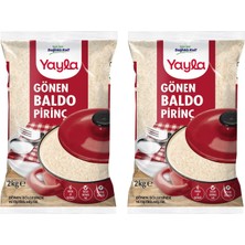 Yayla Bakliyat Gönen Baldo Pirinç 2 kg 2 Li