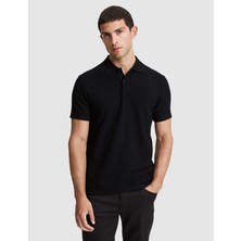 Pierre Cardin Erkek Siyah Regular Fit Düğmeli Polo Yaka Tişört 50327875-VR046