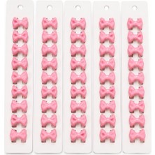 Ugly Duck Pembe Kurdele 10\'lu Saç Küpesi