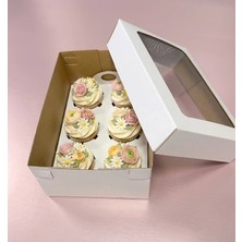 Ege Concept Life 6 Lı Cupcake Kutusu Beyaz