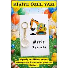 Emtory Gift 15 Adet Iş Makineli Istiridye Anahtarlık - Kişiye Özel Yazı - Çocuk Konsept Hediye - Mevlit Hediye