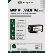 Bataryabank Mi Vacuum Mop G1 2in1 Essential (Mjstg1) Uyumlu Robot Süpürge Bataryası 14.4V 3200MAH Li-Ion Yedek Pil