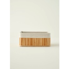 Bella Maison Bres Bambu Düzenleyici Kutu Naturel 31x22x13 cm Katlanabilir Özellikli