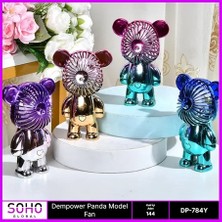 Ett Panda Model Mini Fan 3 Kademeli
