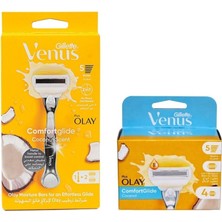 Gillette Comfortglide Olay Tıraş Makinesi + 6 Adet Yedek Tıraş Bıçağı