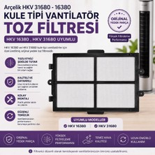 Arçelik Hkv 31680-16380 Kule Tipi Vantilatör Toz Filtresi