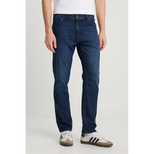 Wrangler Texas Slim Denim Pantolon Midgreymelange