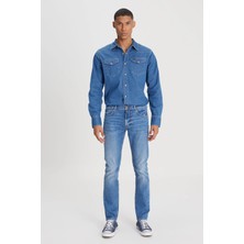 Lee Luke Jean Pantolon Indigo Vintage