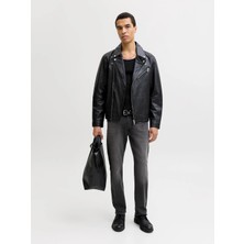 Jack & Jones Jjımıke Fox  I.k Sq 426 Noos Black Denim