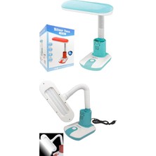 TAN EXPRESS Çalışma Kitap Okuma Çocuk Genç Masa Lambası Kalemlik( 220 Wt- 26 Led-Şarj Edilebilir) 1 Adet