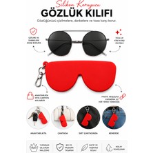 Evolis Kitchen Silikon Süper Esnek Premium Esnek Katlanabilir Model Katlanabilir Gözlük Taşıma Koruma Saklama Silikon Gözlük Kılıfı