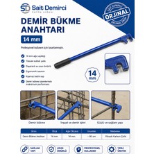 Orjinal Sait Demirci Demir Bükme Anahtarı 14 mm